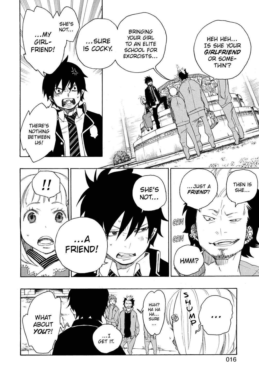 Blue Exorcist, chapter 4, page 17