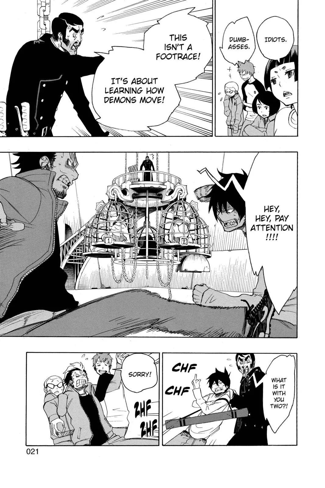 Blue Exorcist, chapter 4, page 22