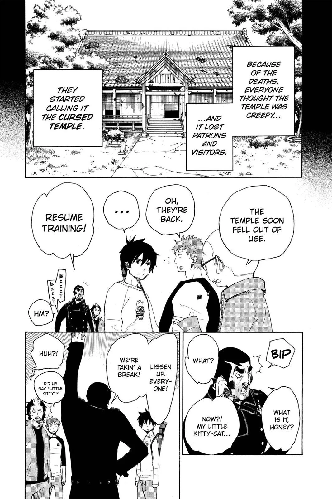Blue Exorcist, chapter 4, page 28