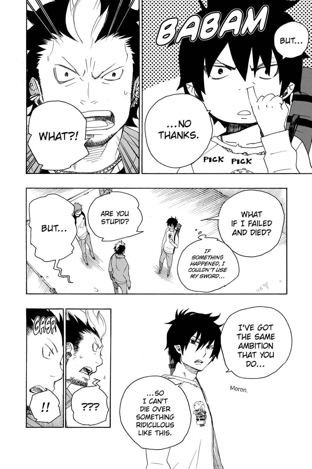 Blue Exorcist, chapter 4, page 33