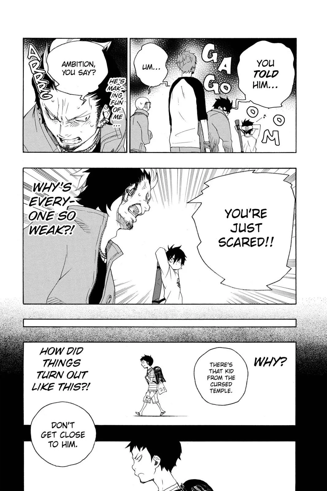 Blue Exorcist, chapter 4, page 34