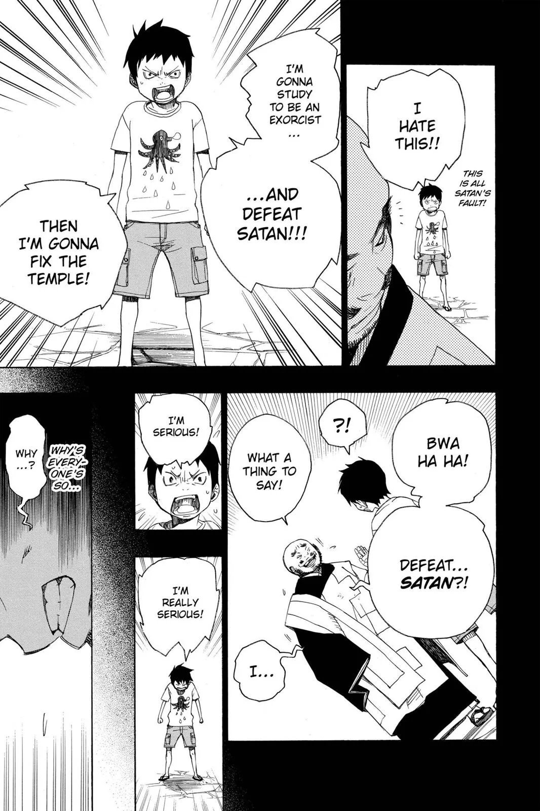 Blue Exorcist, chapter 4, page 36