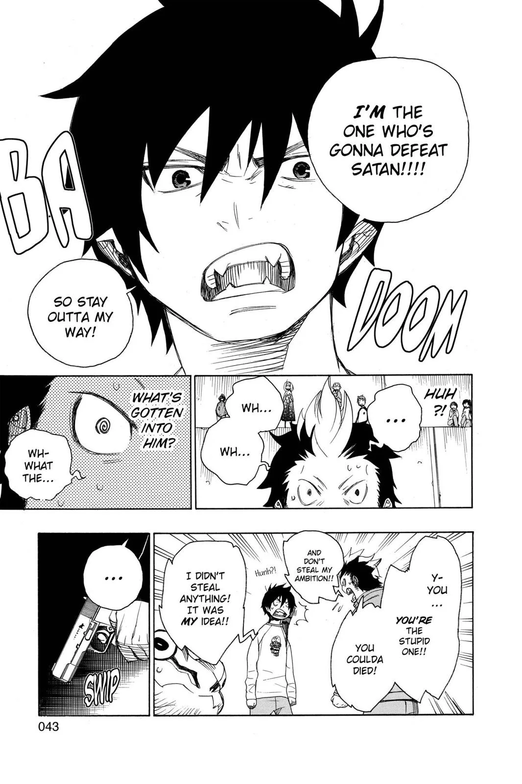 Blue Exorcist, chapter 4, page 44
