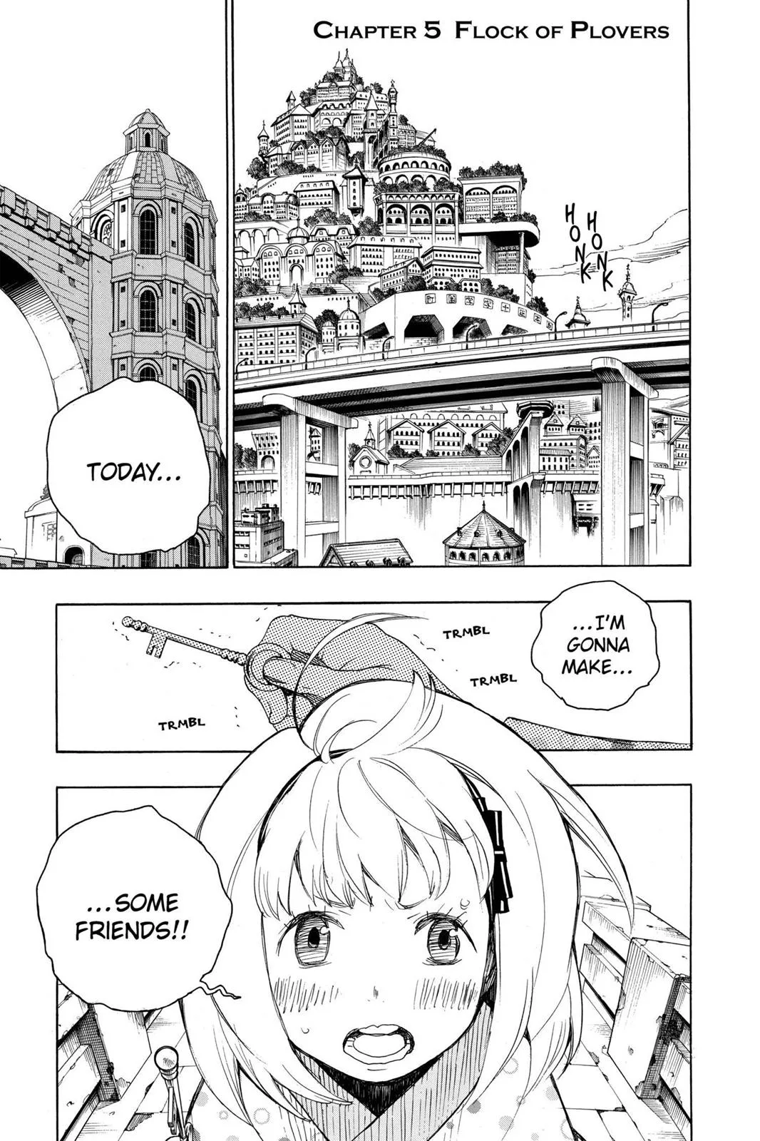 Blue Exorcist, chapter 5, page 1