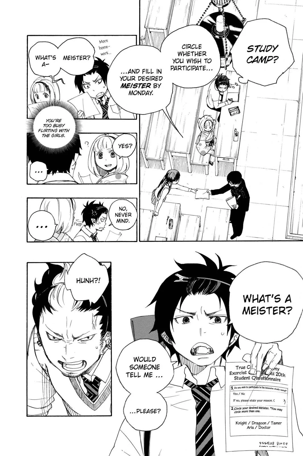 Blue Exorcist, chapter 5, page 6