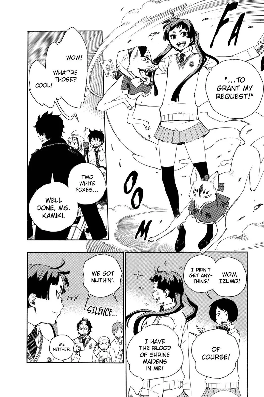 Blue Exorcist, chapter 5, page 12