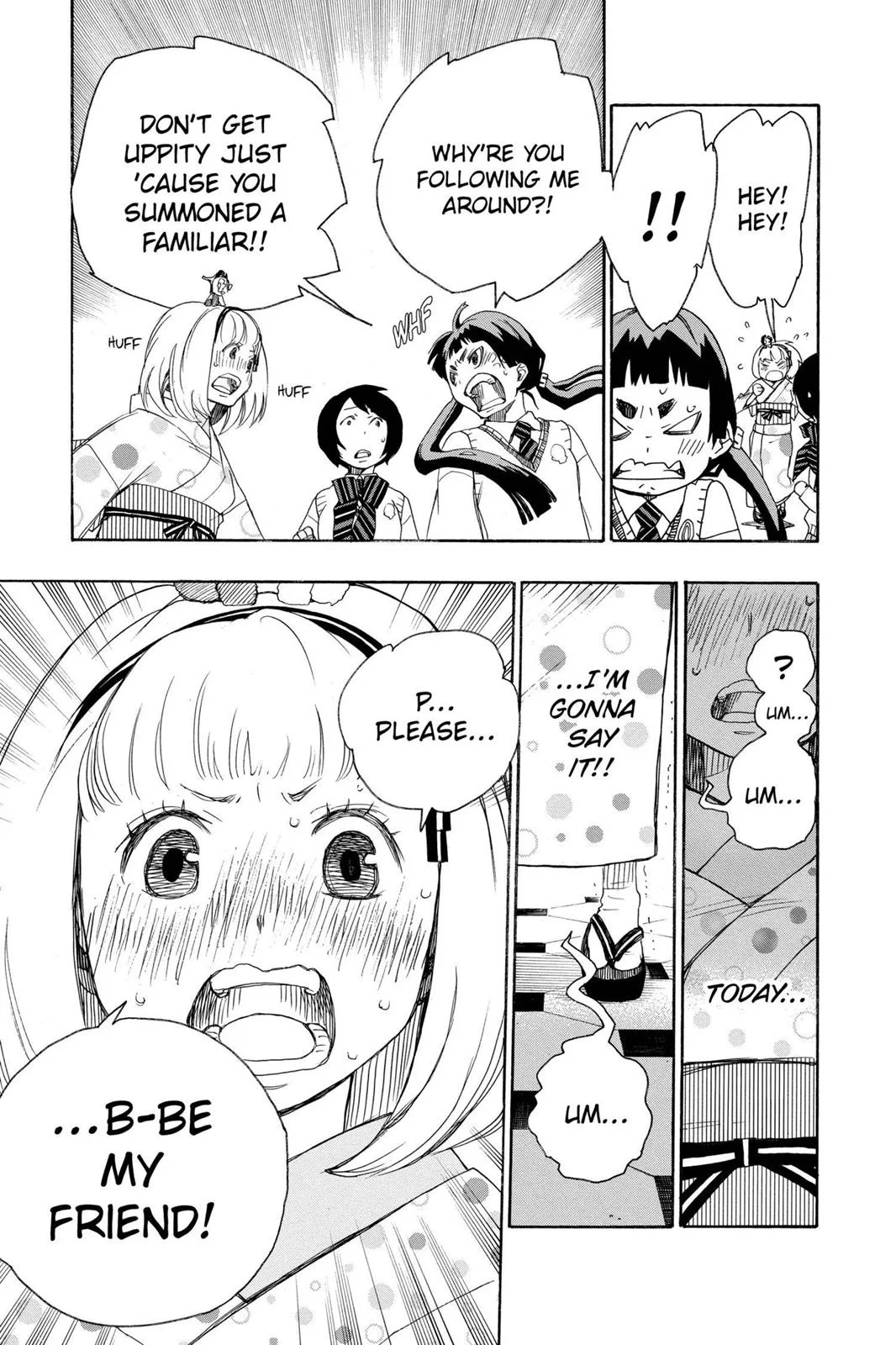 Blue Exorcist, chapter 5, page 17