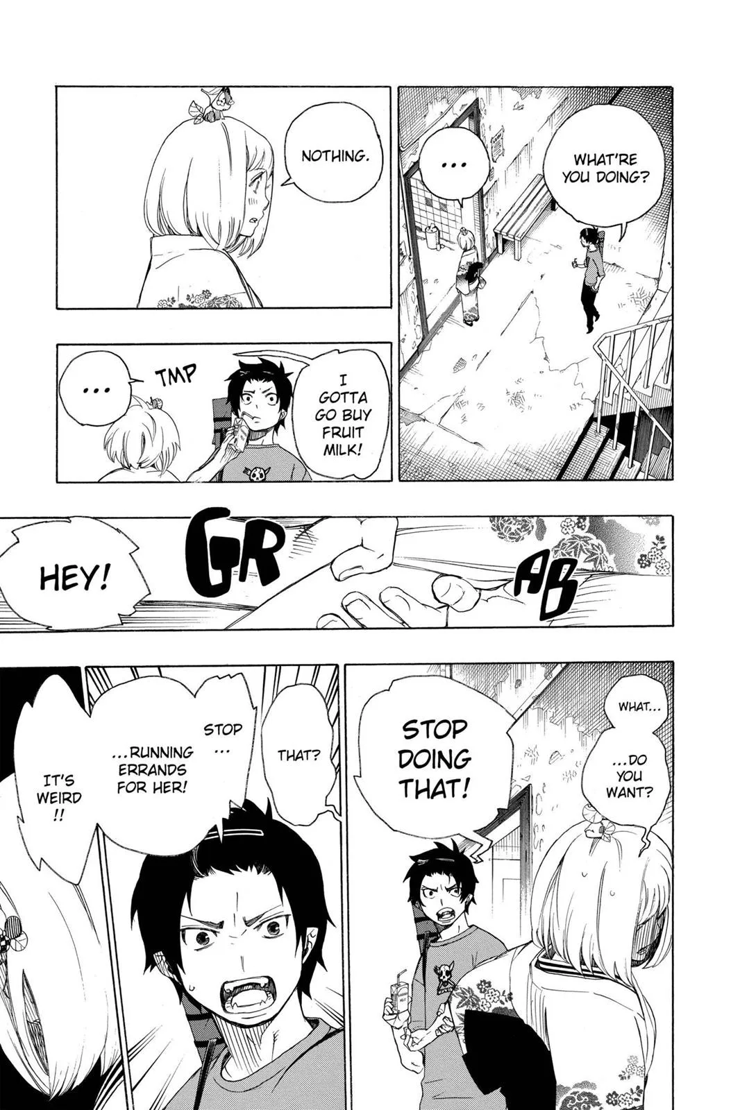 Blue Exorcist, chapter 5, page 25