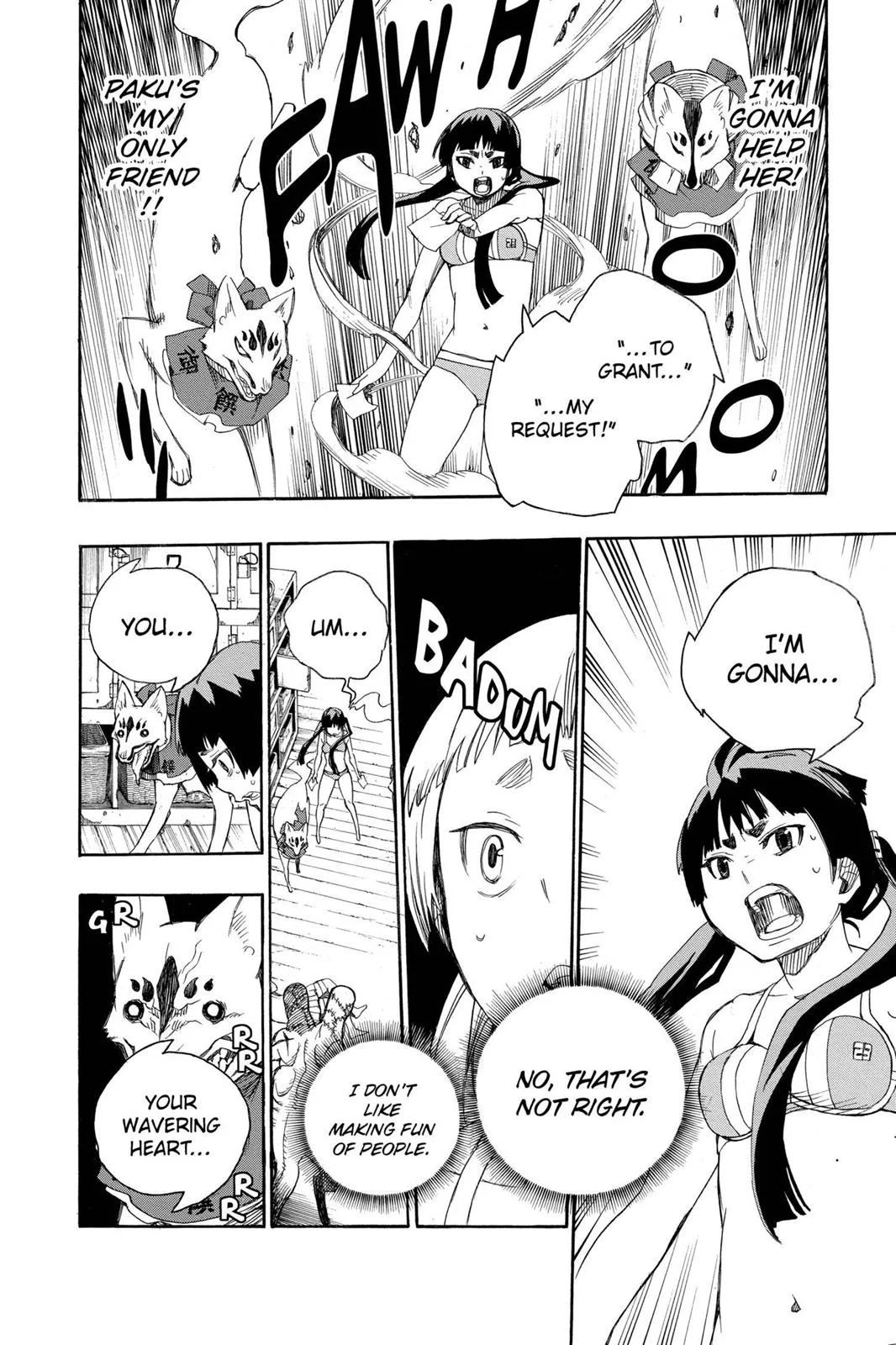Blue Exorcist, chapter 5, page 34