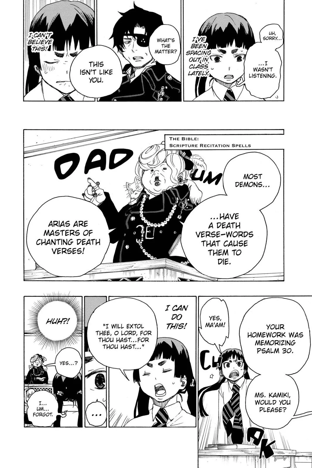 Blue Exorcist, chapter 6, page 12