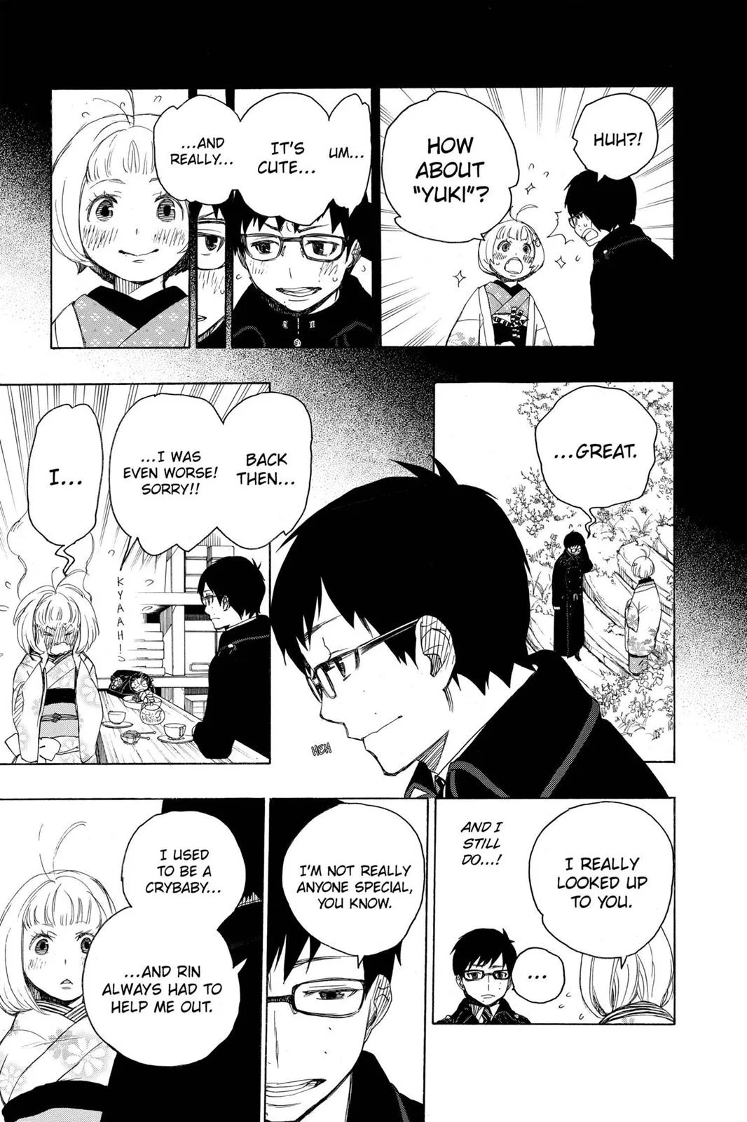Blue Exorcist, chapter 7, page 19