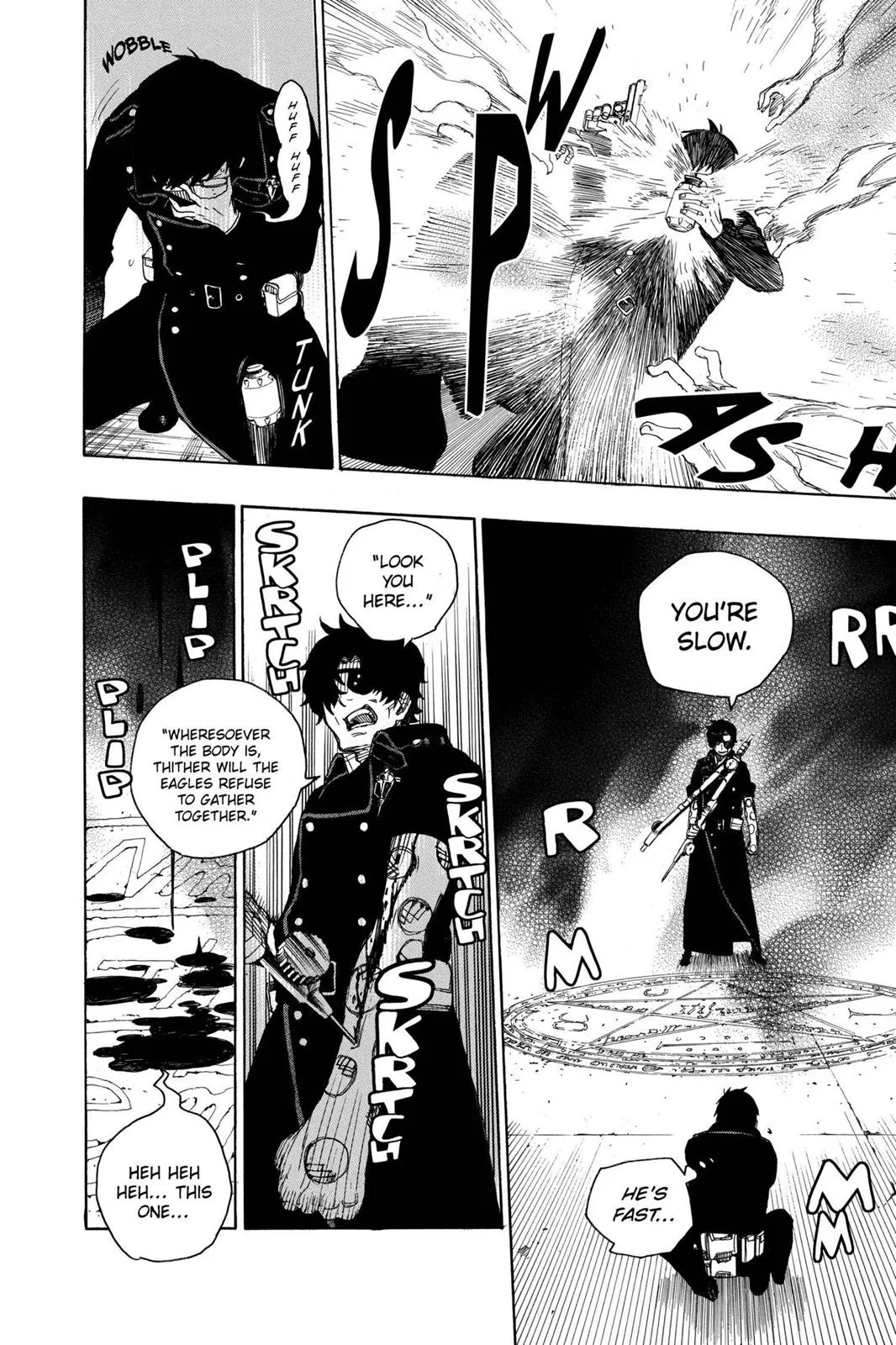 Blue Exorcist, chapter 7, page 28