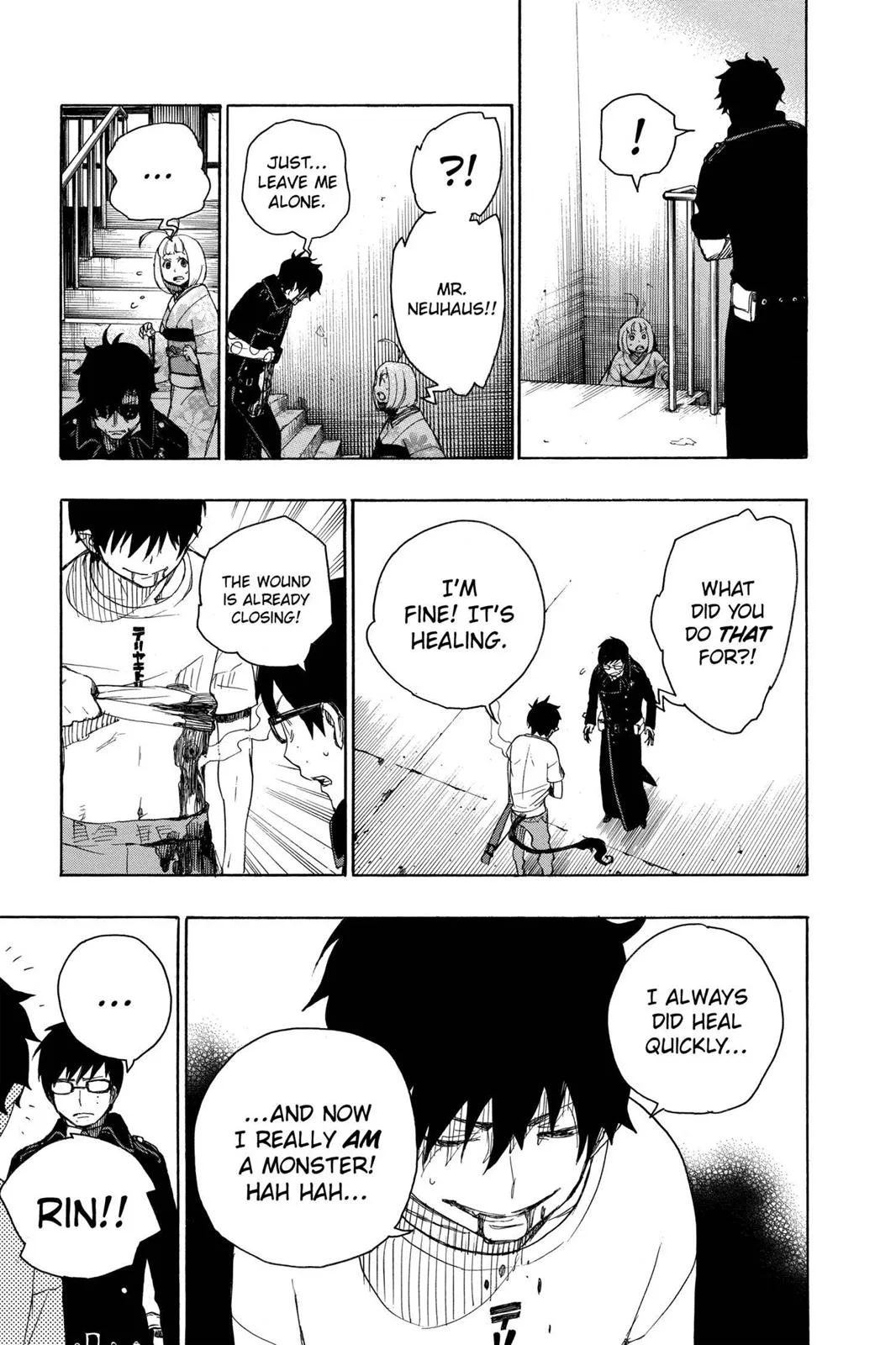 Blue Exorcist, chapter 7, page 39