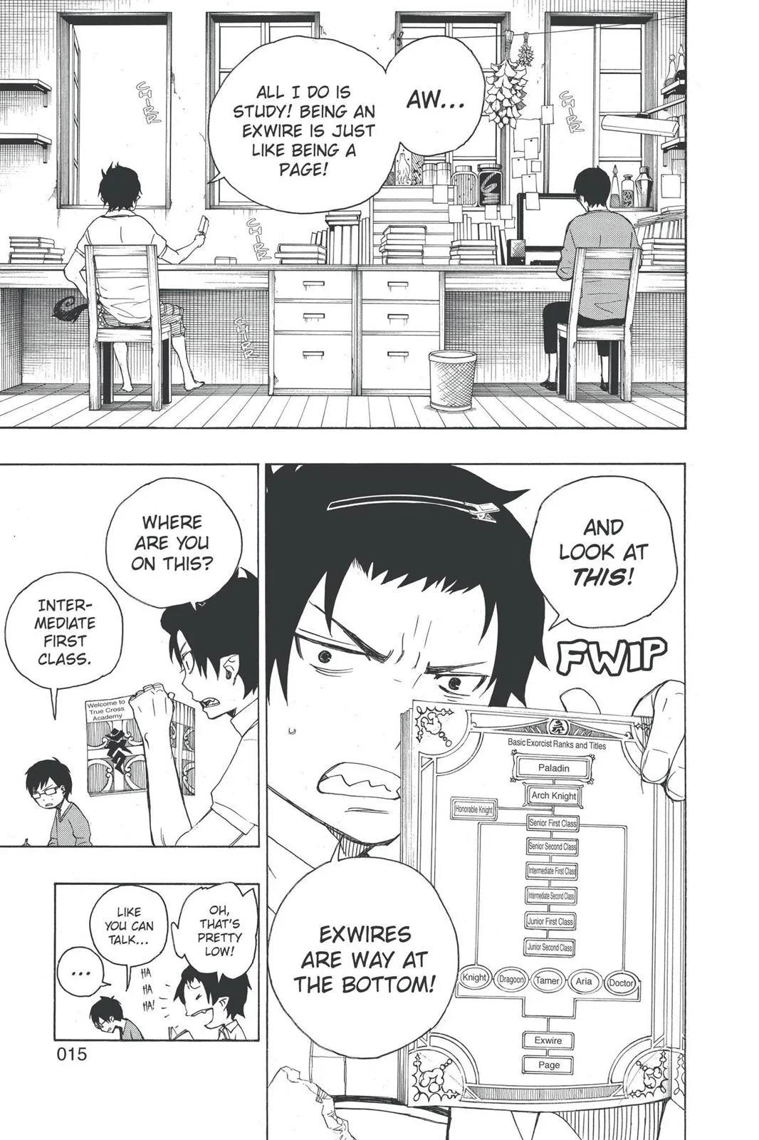 Blue Exorcist, chapter 8, page 15