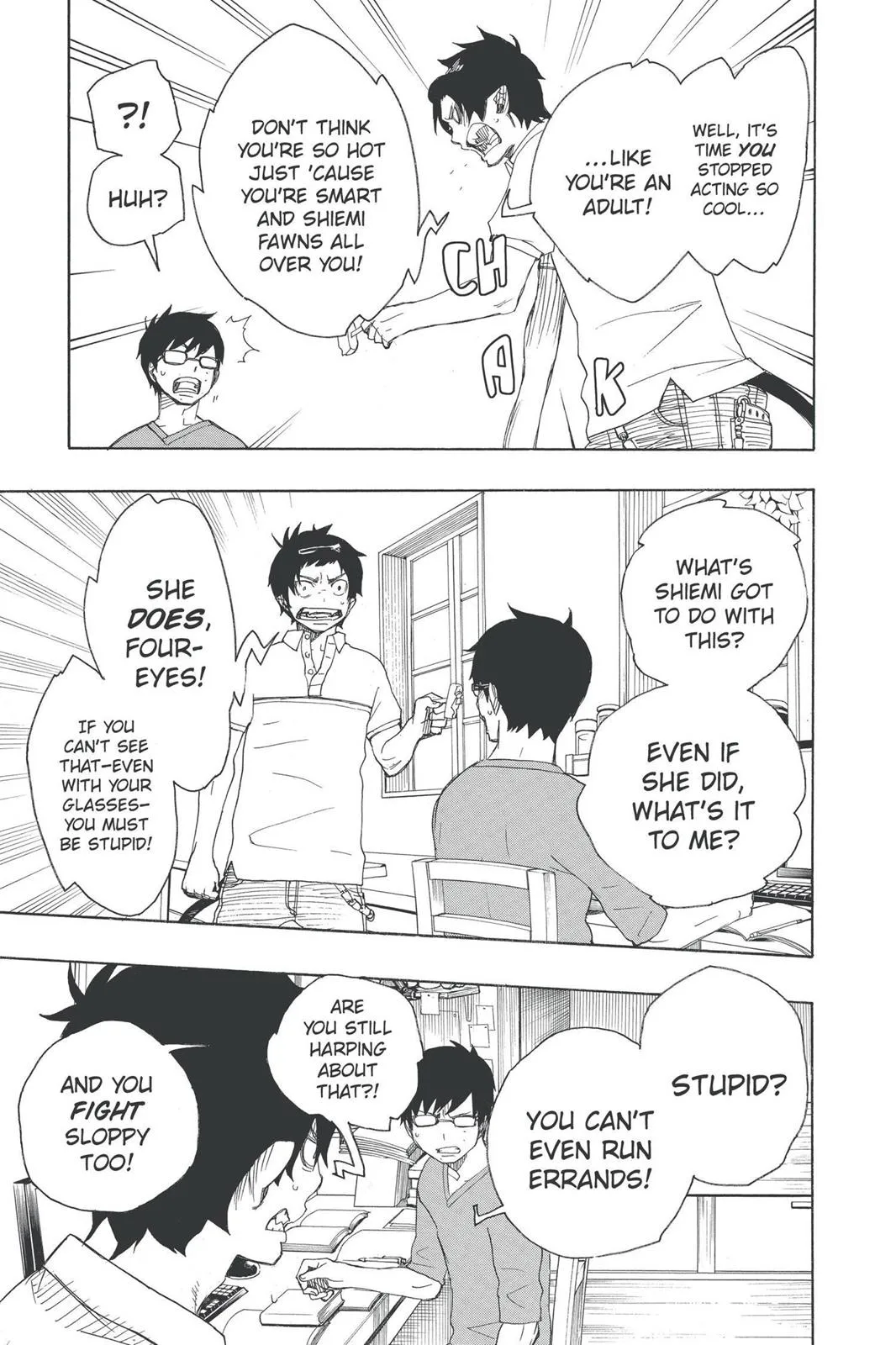 Blue Exorcist, chapter 8, page 19