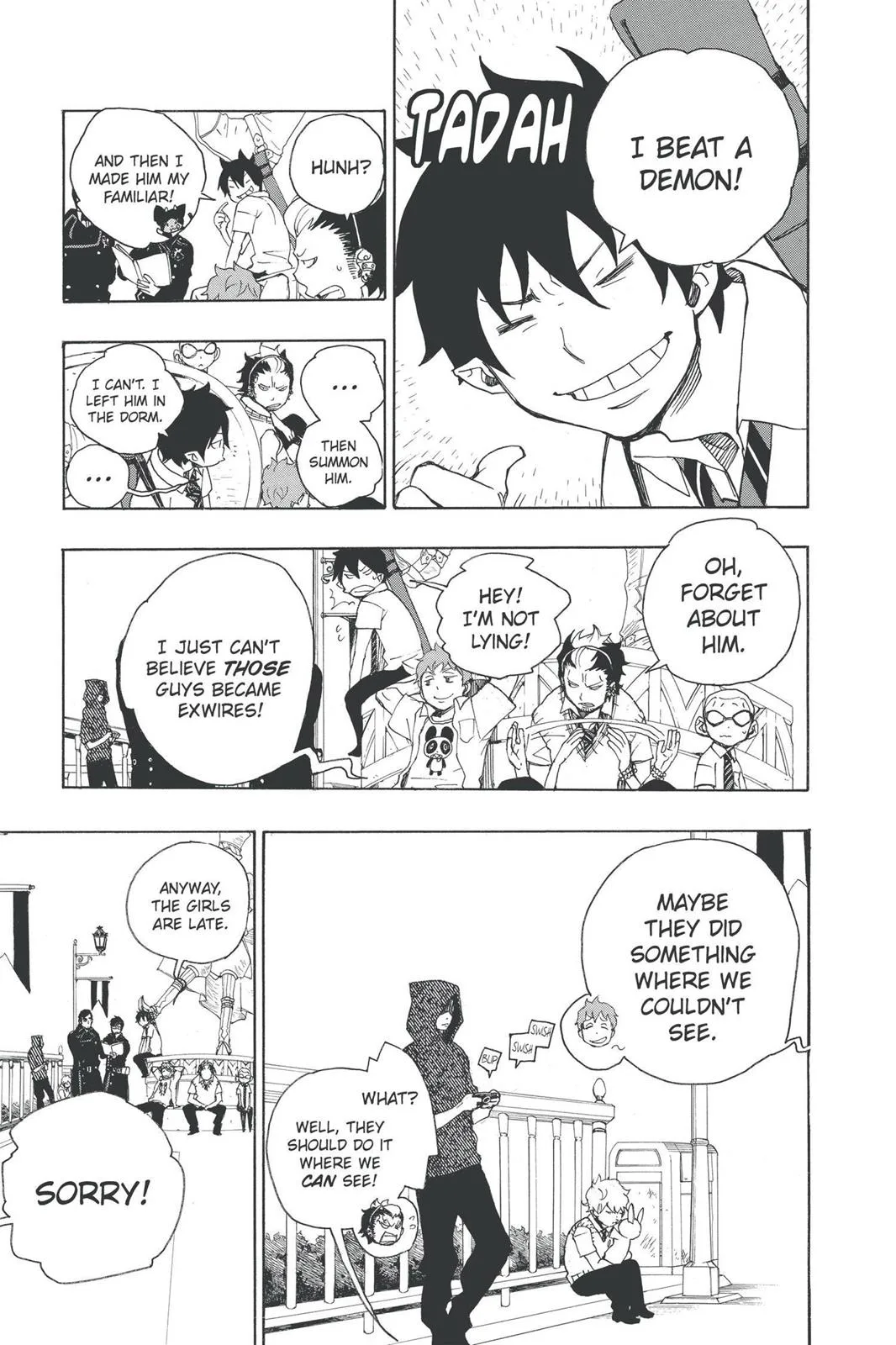 Blue Exorcist, chapter 9, page 3