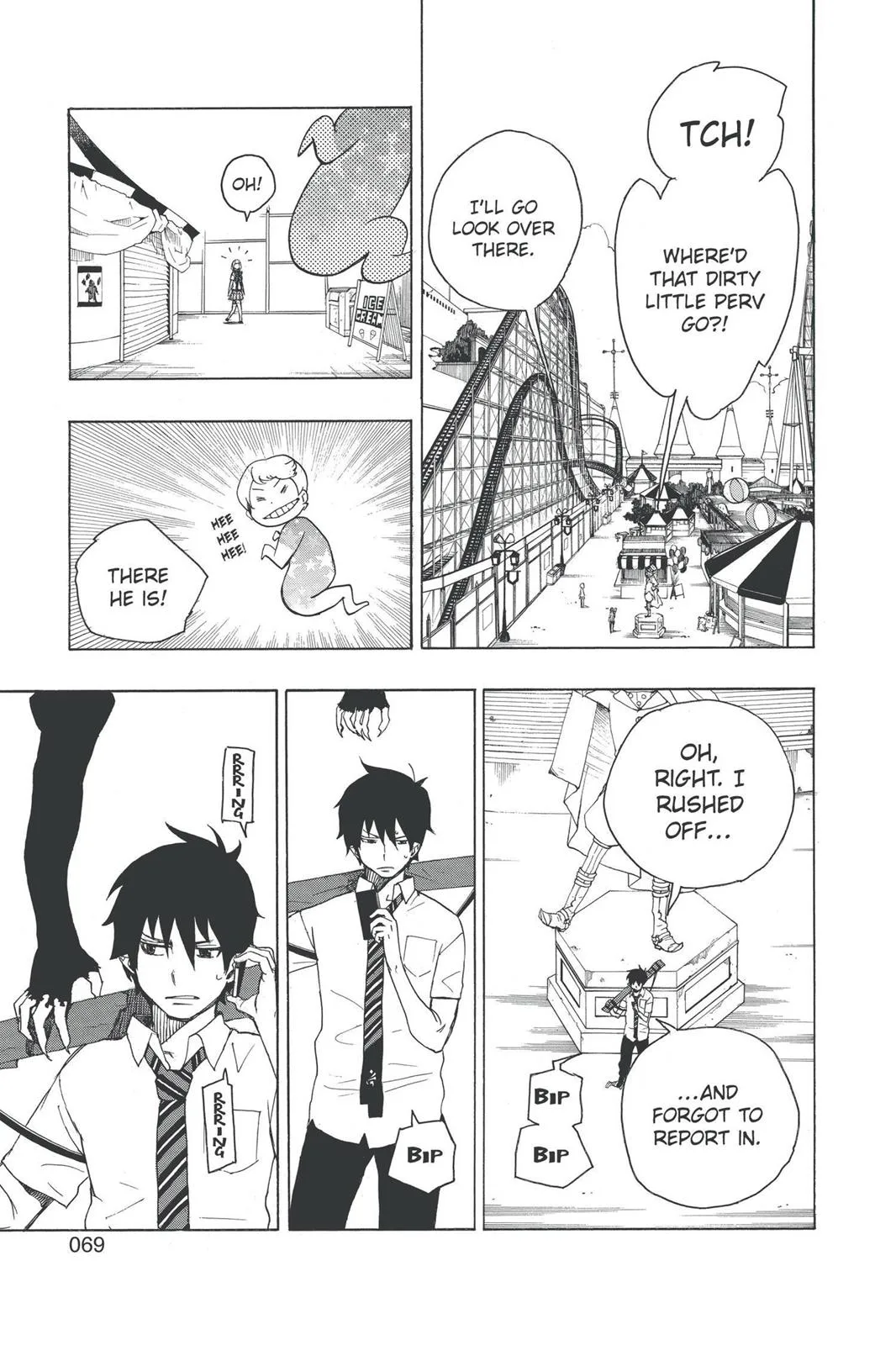 Blue Exorcist, chapter 9, page 15