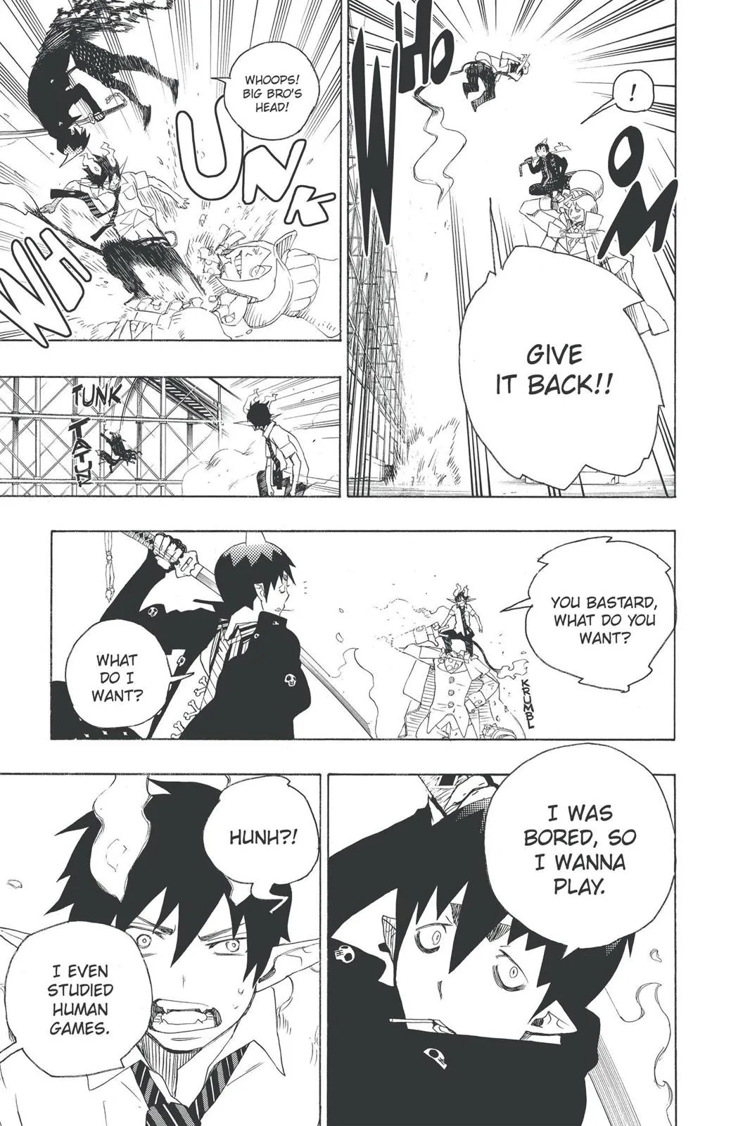 Blue Exorcist, chapter 9, page 19