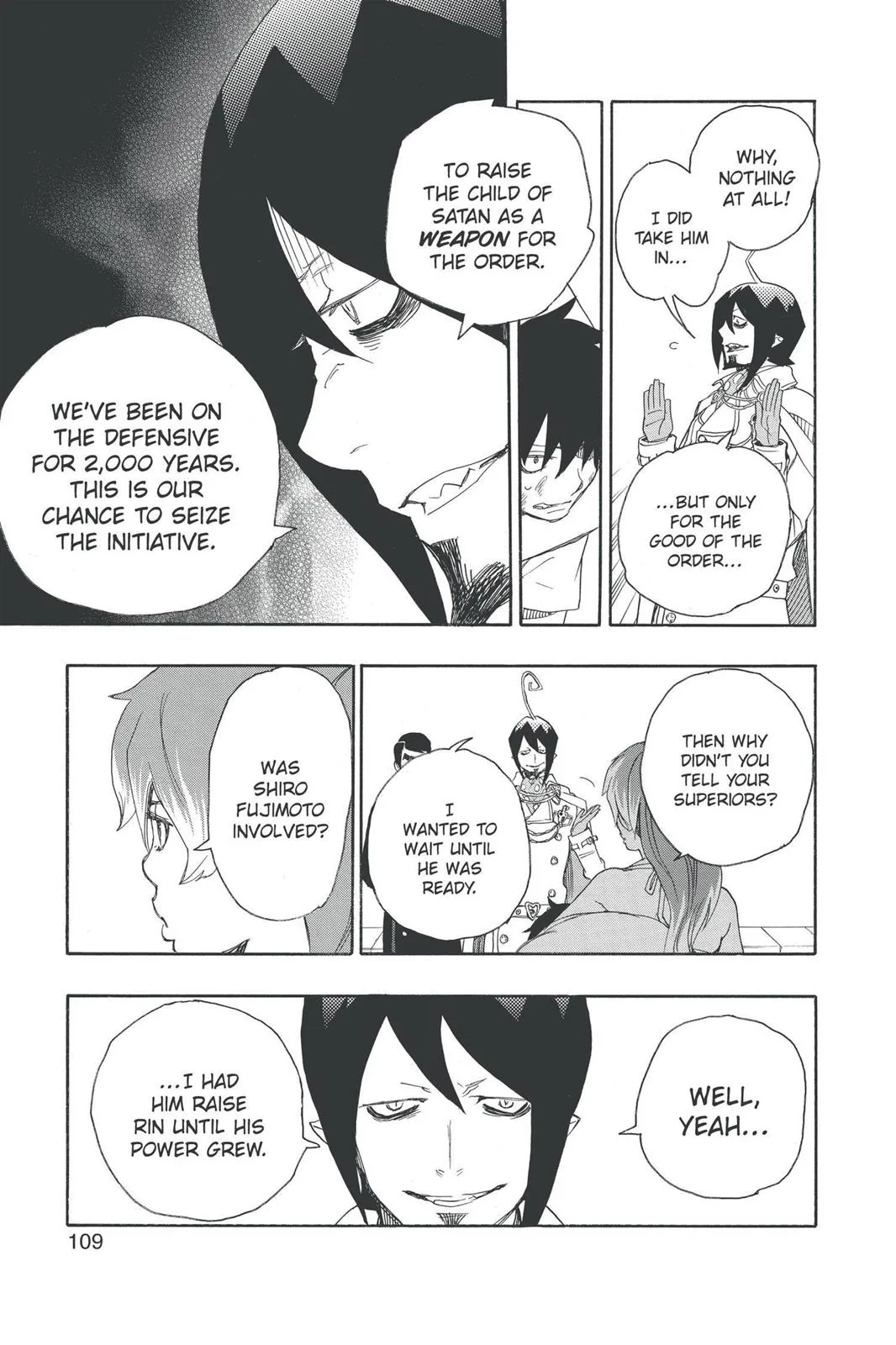 Blue Exorcist, chapter 10, page 9