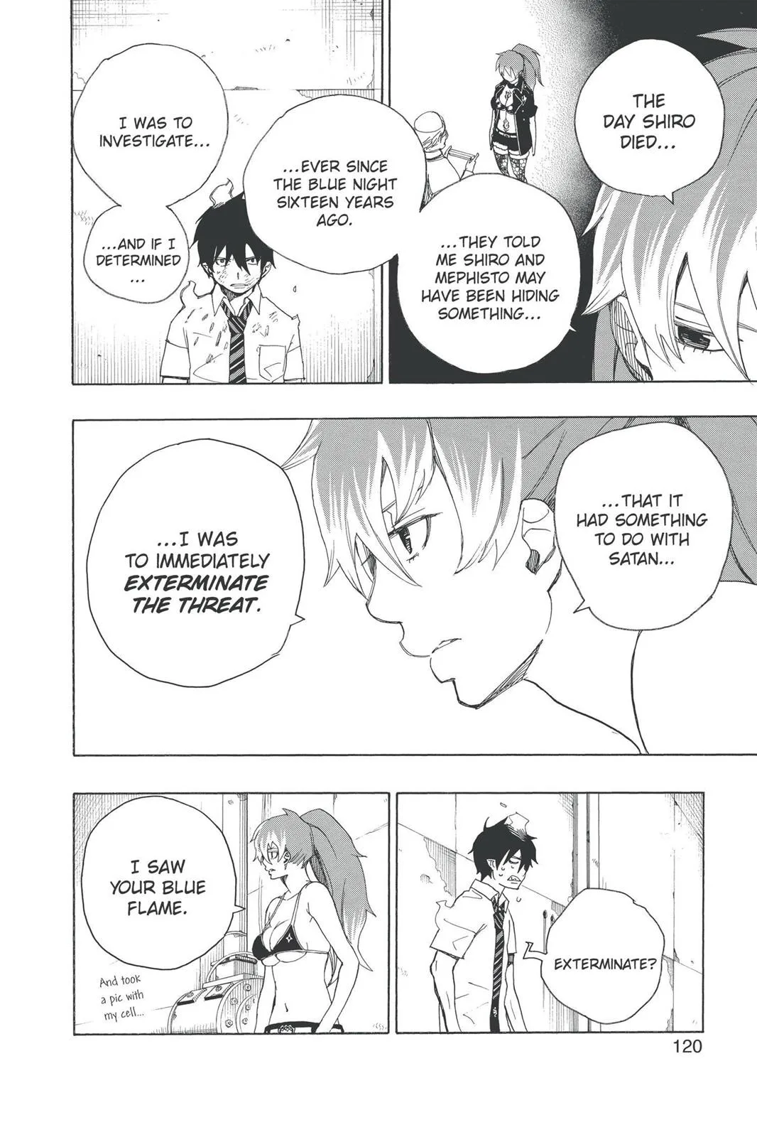 Blue Exorcist, chapter 10, page 20
