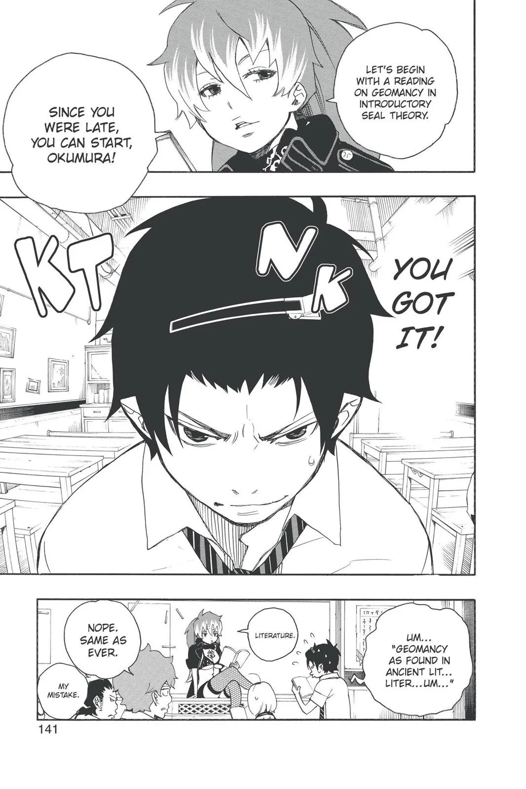 Blue Exorcist, chapter 10, page 41
