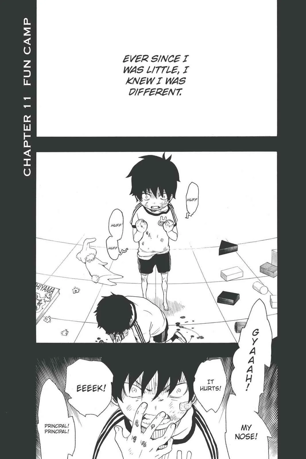 Blue Exorcist, chapter 11, page 1