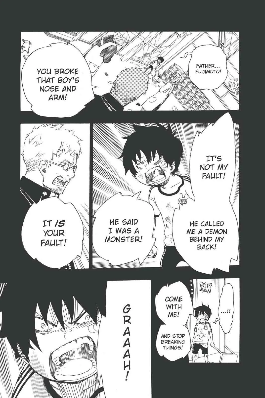 Blue Exorcist, chapter 11, page 3