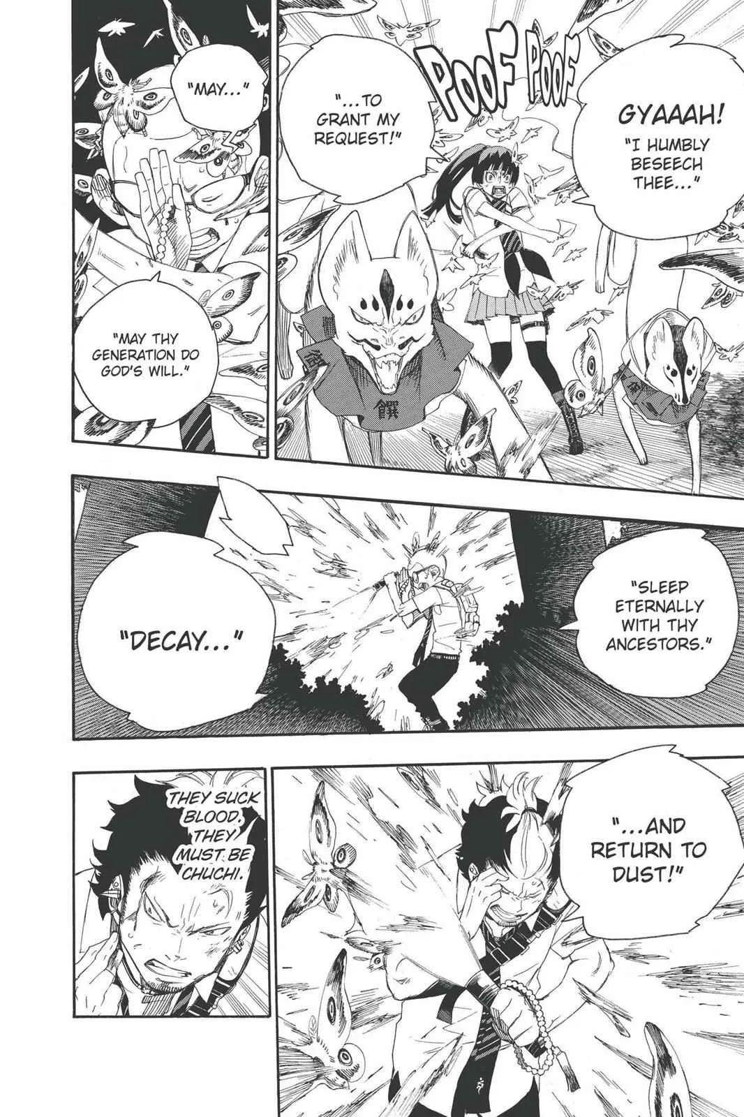 Blue Exorcist, chapter 11, page 38