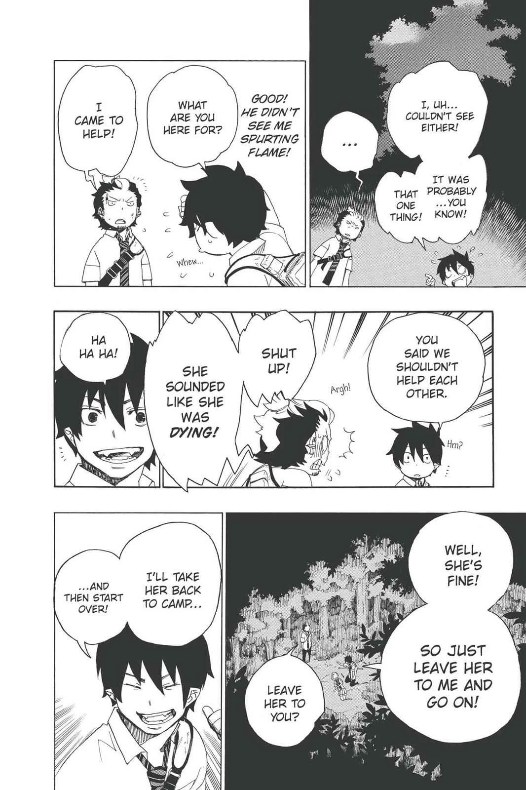 Blue Exorcist, chapter 12, page 14