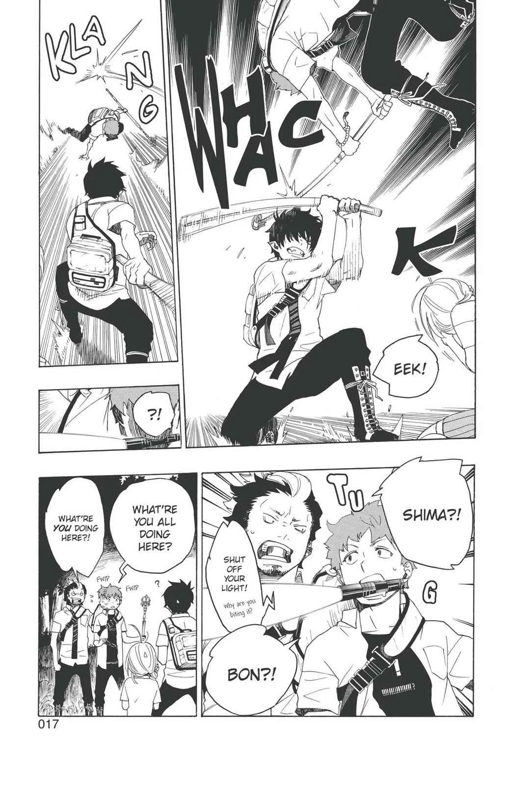 Blue Exorcist, chapter 12, page 17