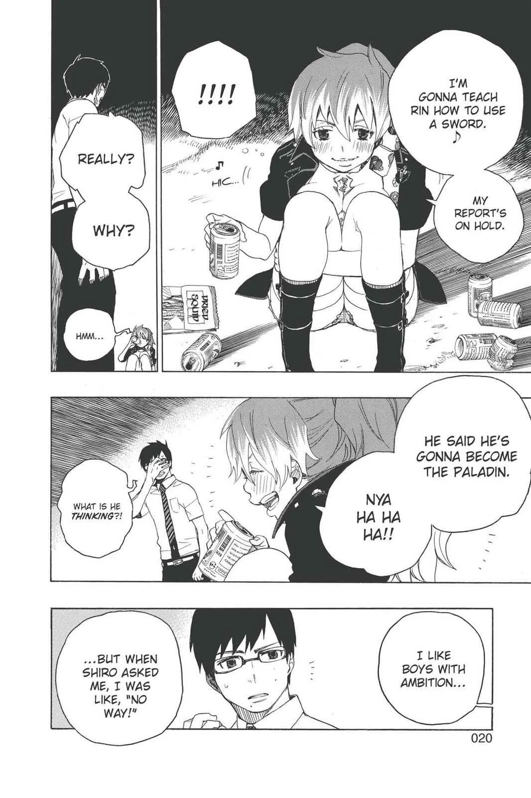 Blue Exorcist, chapter 12, page 19
