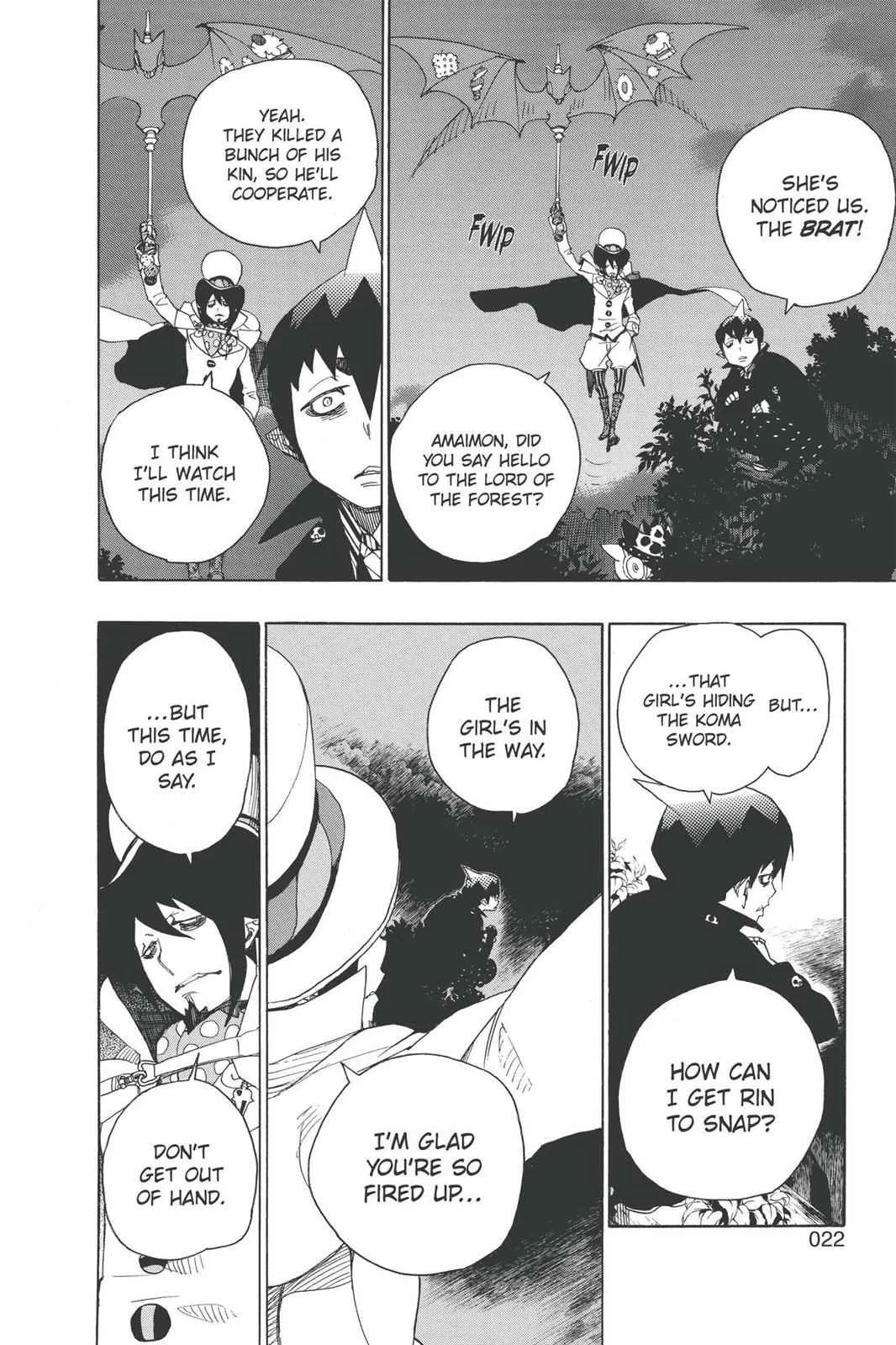 Blue Exorcist, chapter 12, page 21