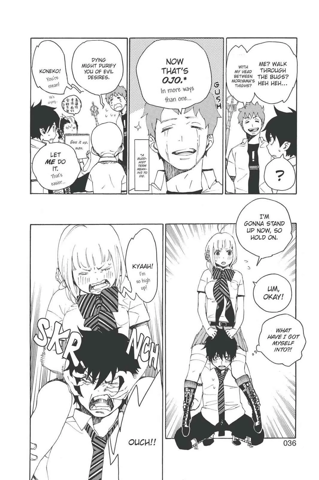 Blue Exorcist, chapter 12, page 35