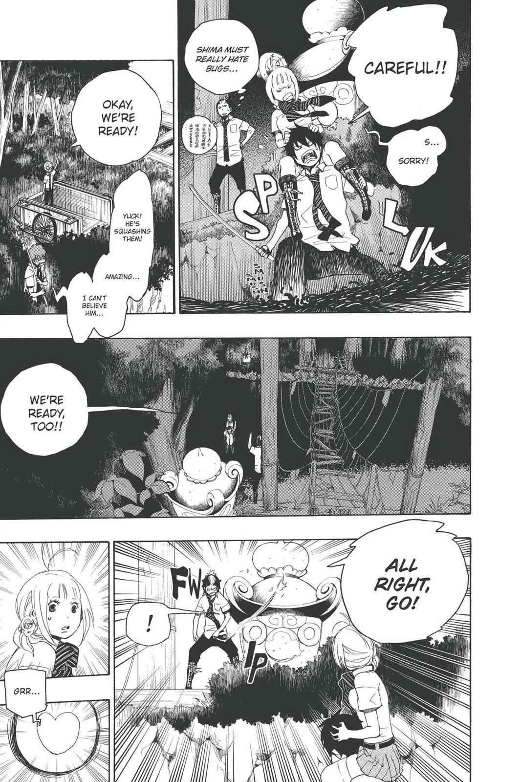 Blue Exorcist, chapter 12, page 36