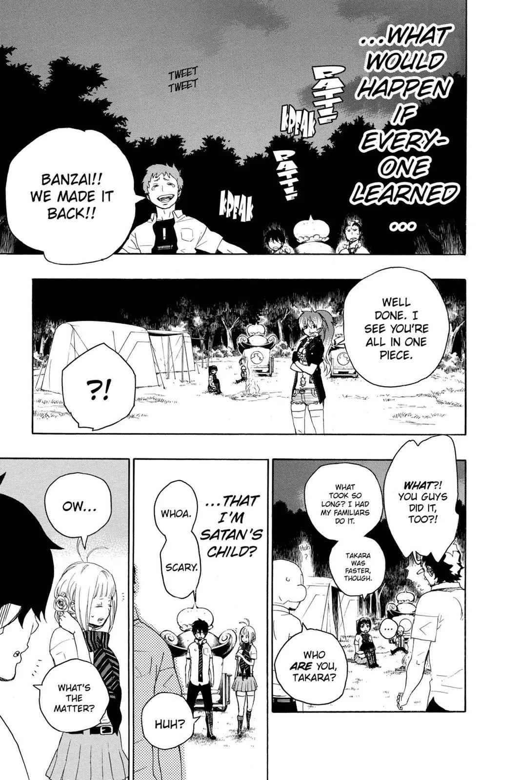 Blue Exorcist, chapter 12, page 50
