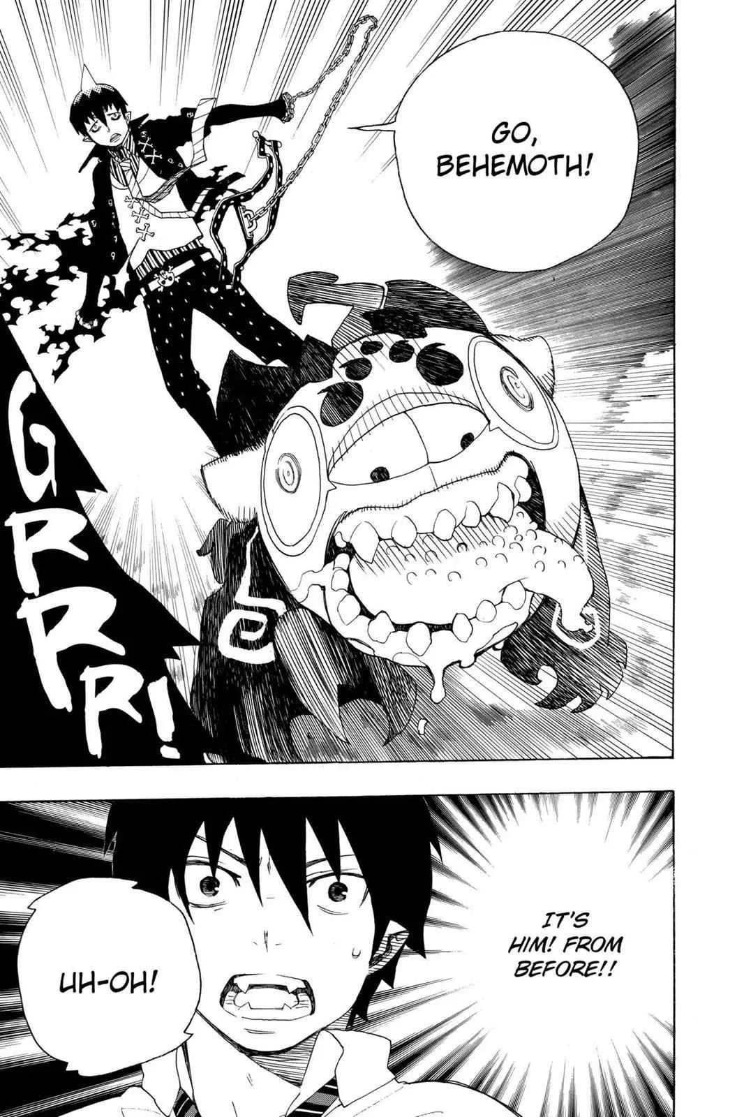 Blue Exorcist, chapter 12, page 52