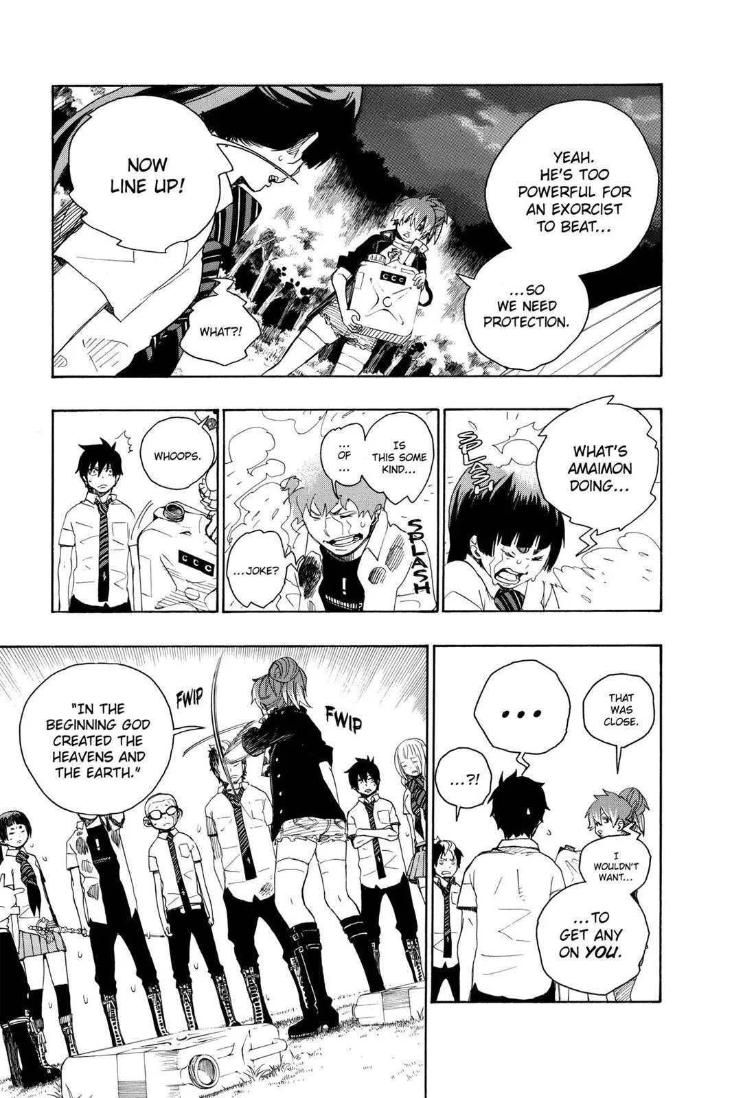 Blue Exorcist, chapter 13, page 7