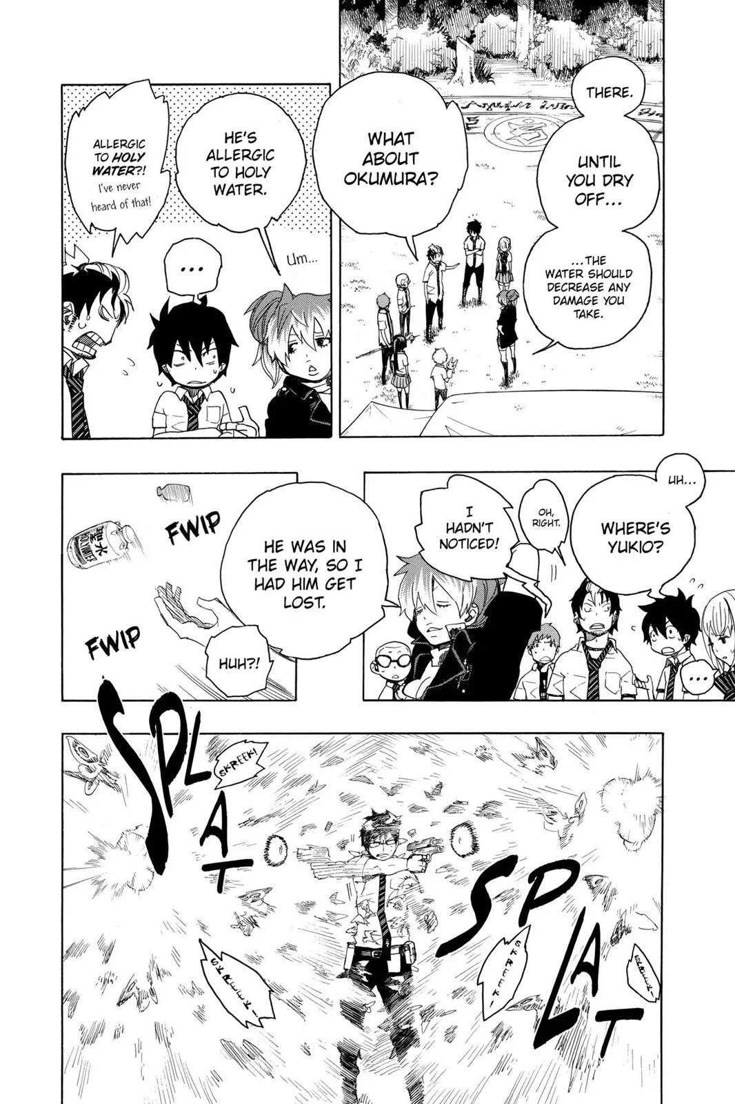 Blue Exorcist, chapter 13, page 8