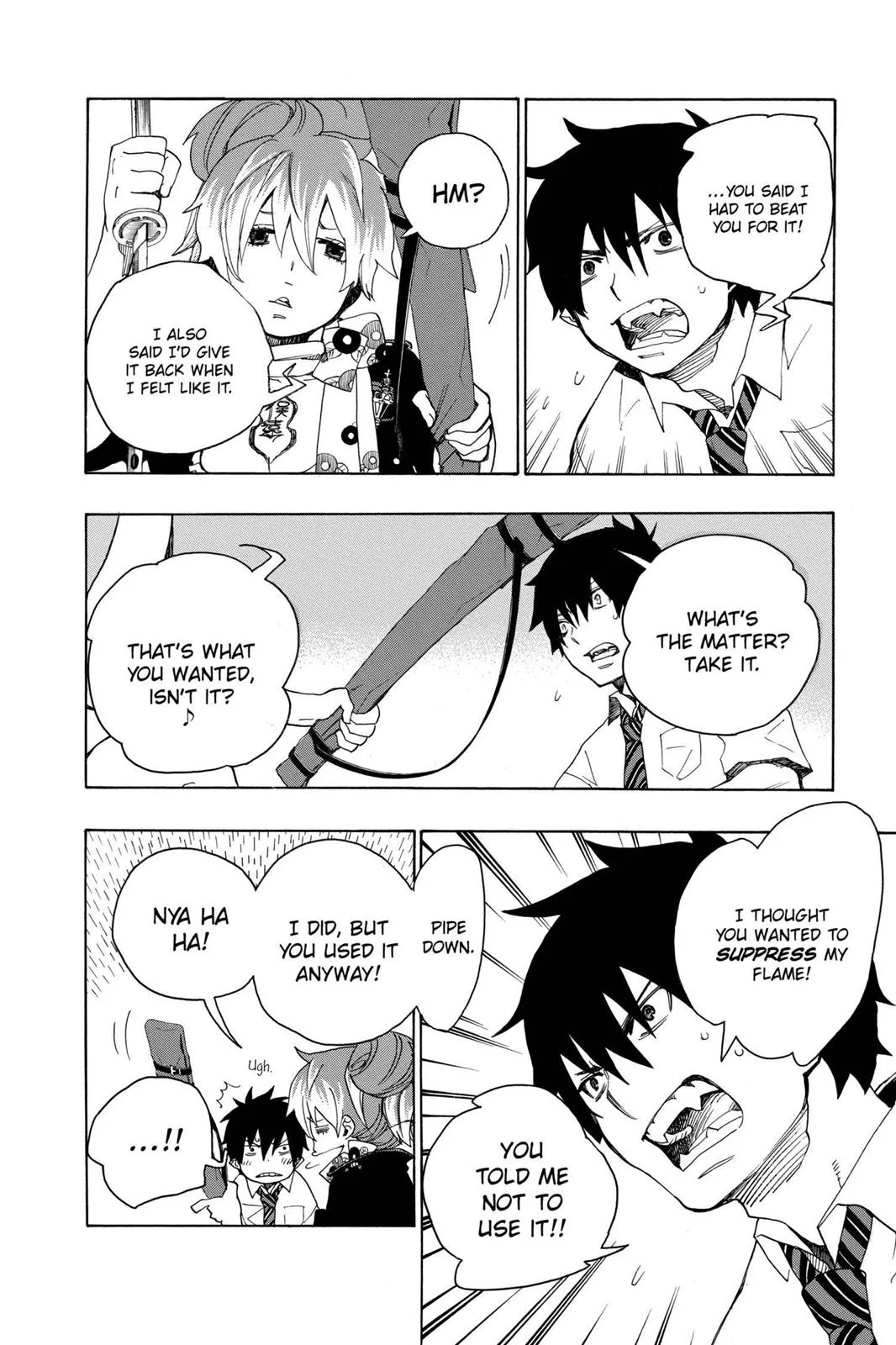 Blue Exorcist, chapter 13, page 12