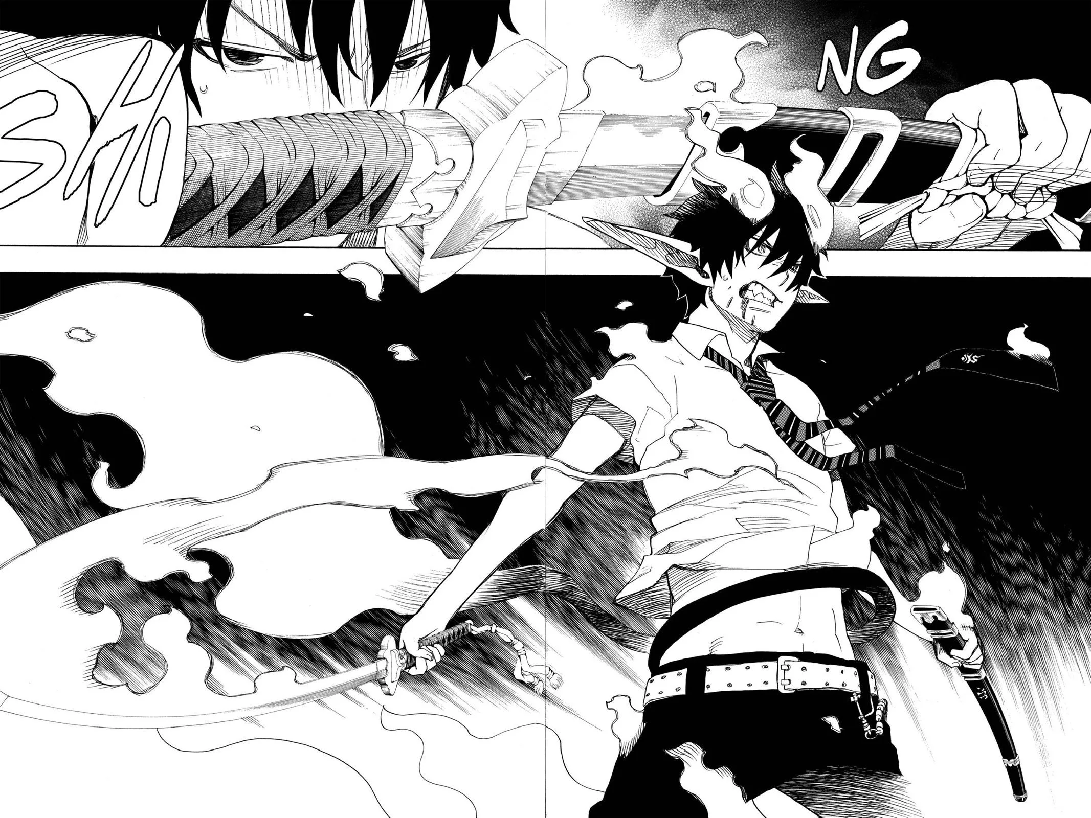 Blue Exorcist, chapter 13, page 33