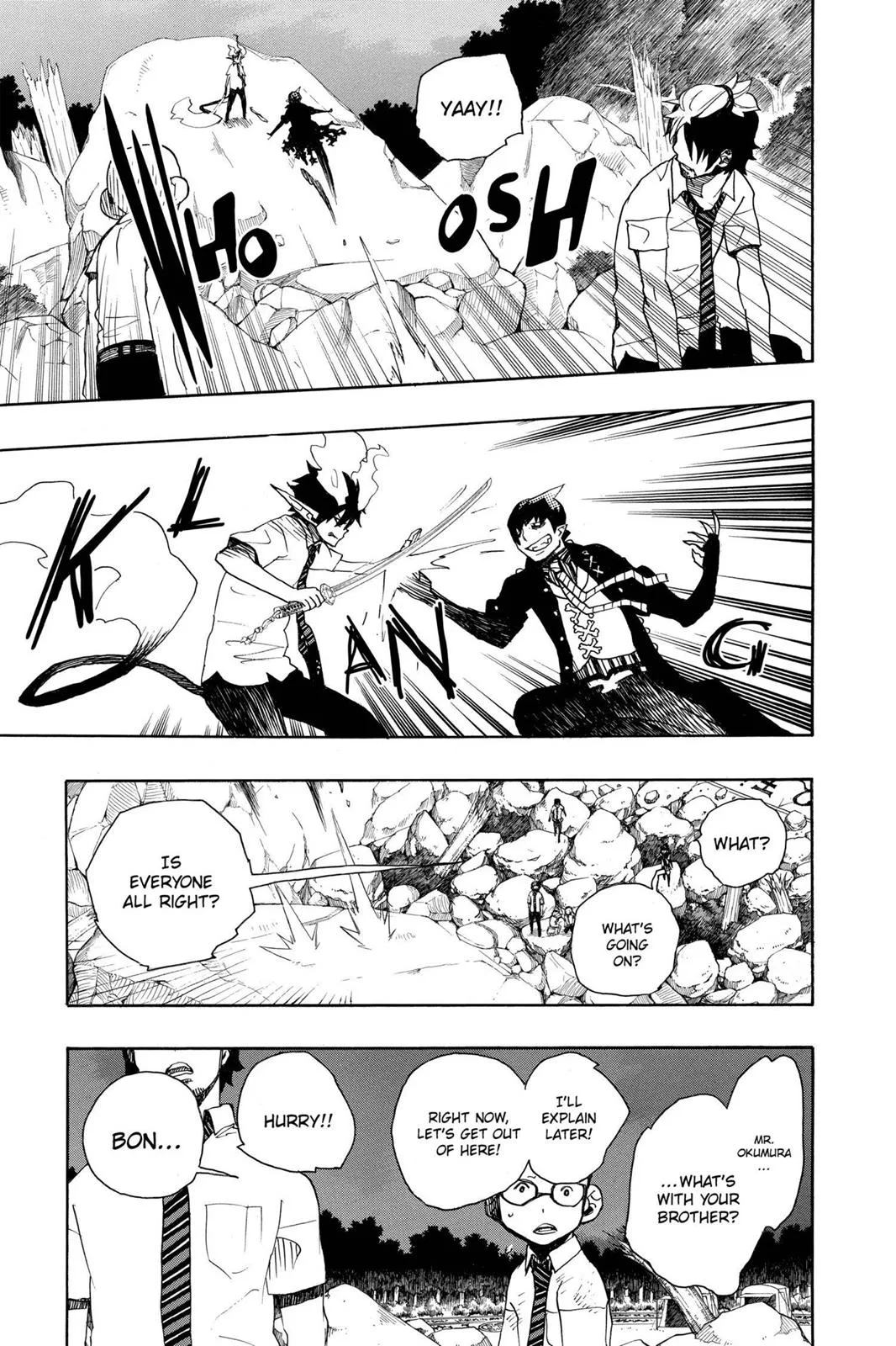 Blue Exorcist, chapter 13, page 35