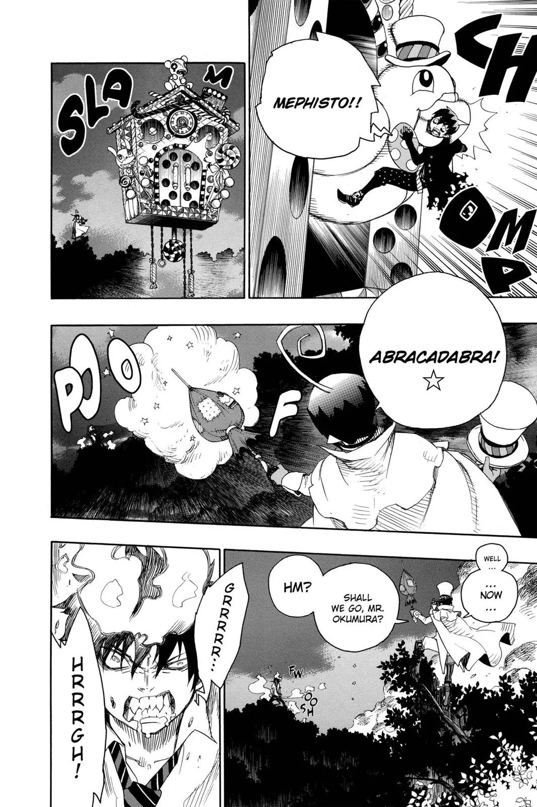 Blue Exorcist, chapter 14, page 4