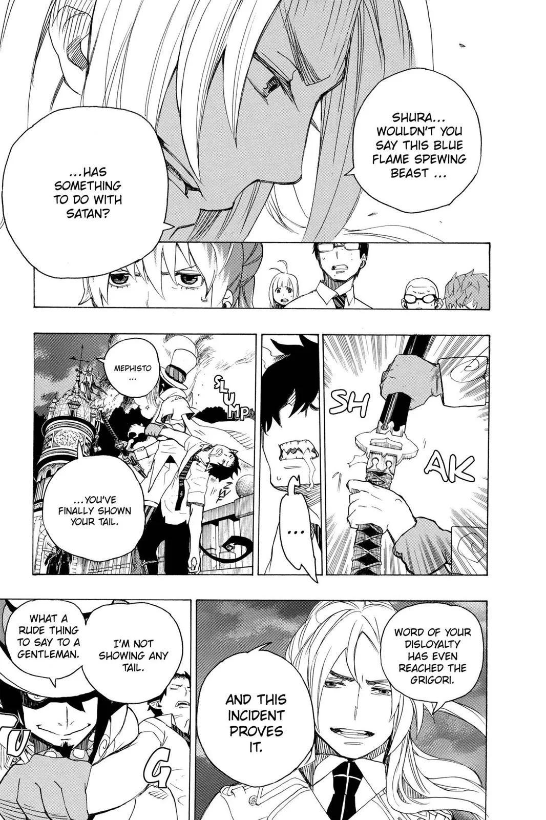 Blue Exorcist, chapter 14, page 13