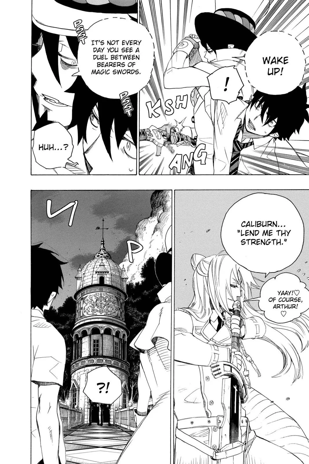 Blue Exorcist, chapter 14, page 14
