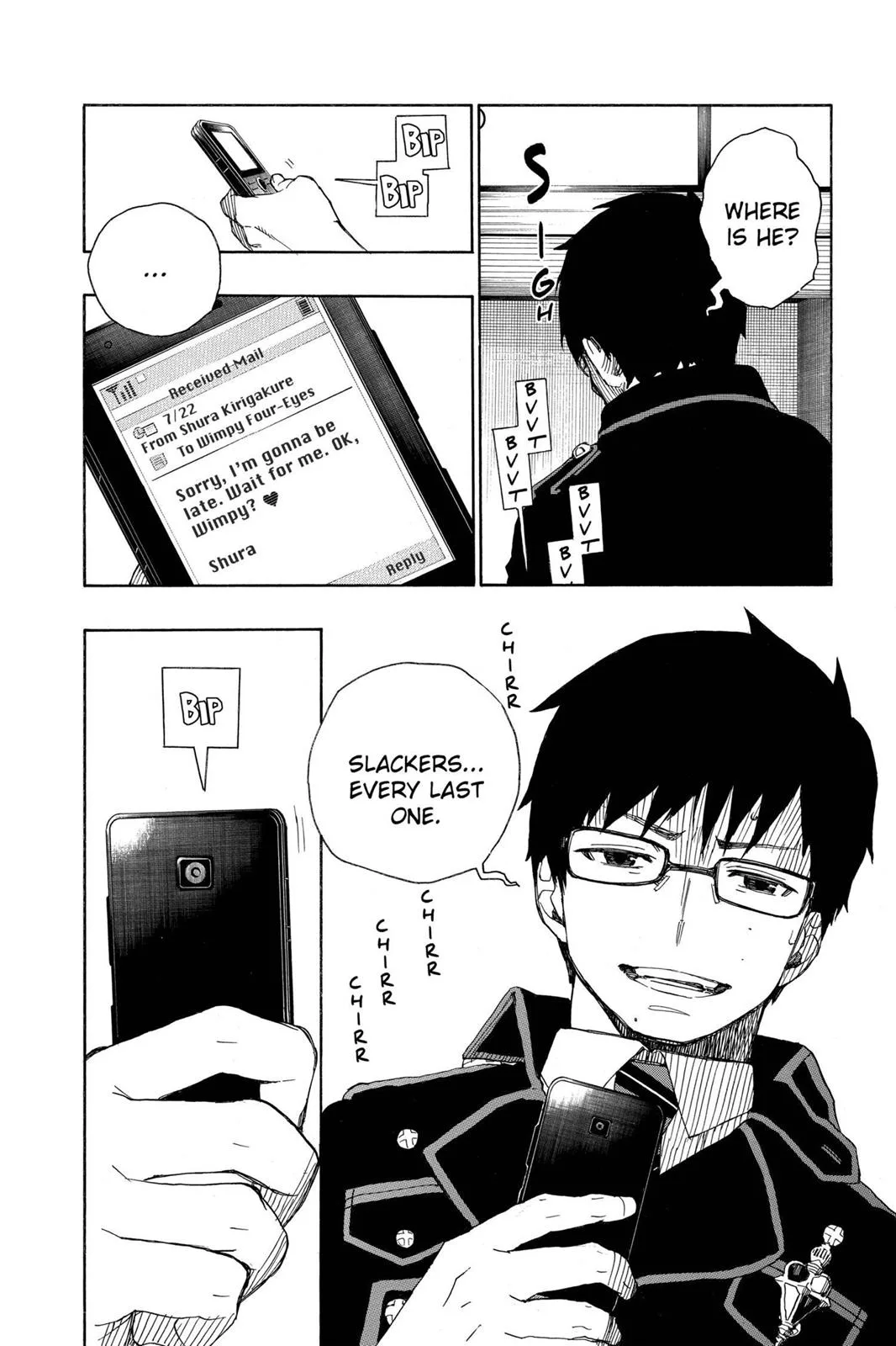 Blue Exorcist, chapter 15, page 2