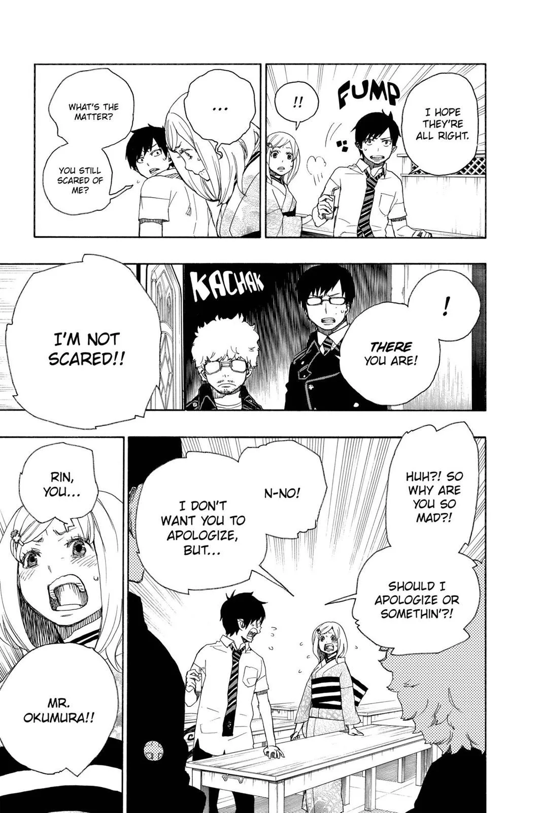 Blue Exorcist, chapter 15, page 7