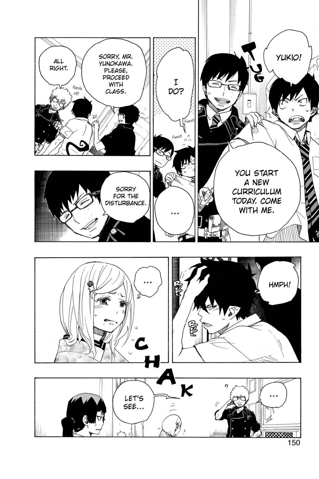 Blue Exorcist, chapter 15, page 8