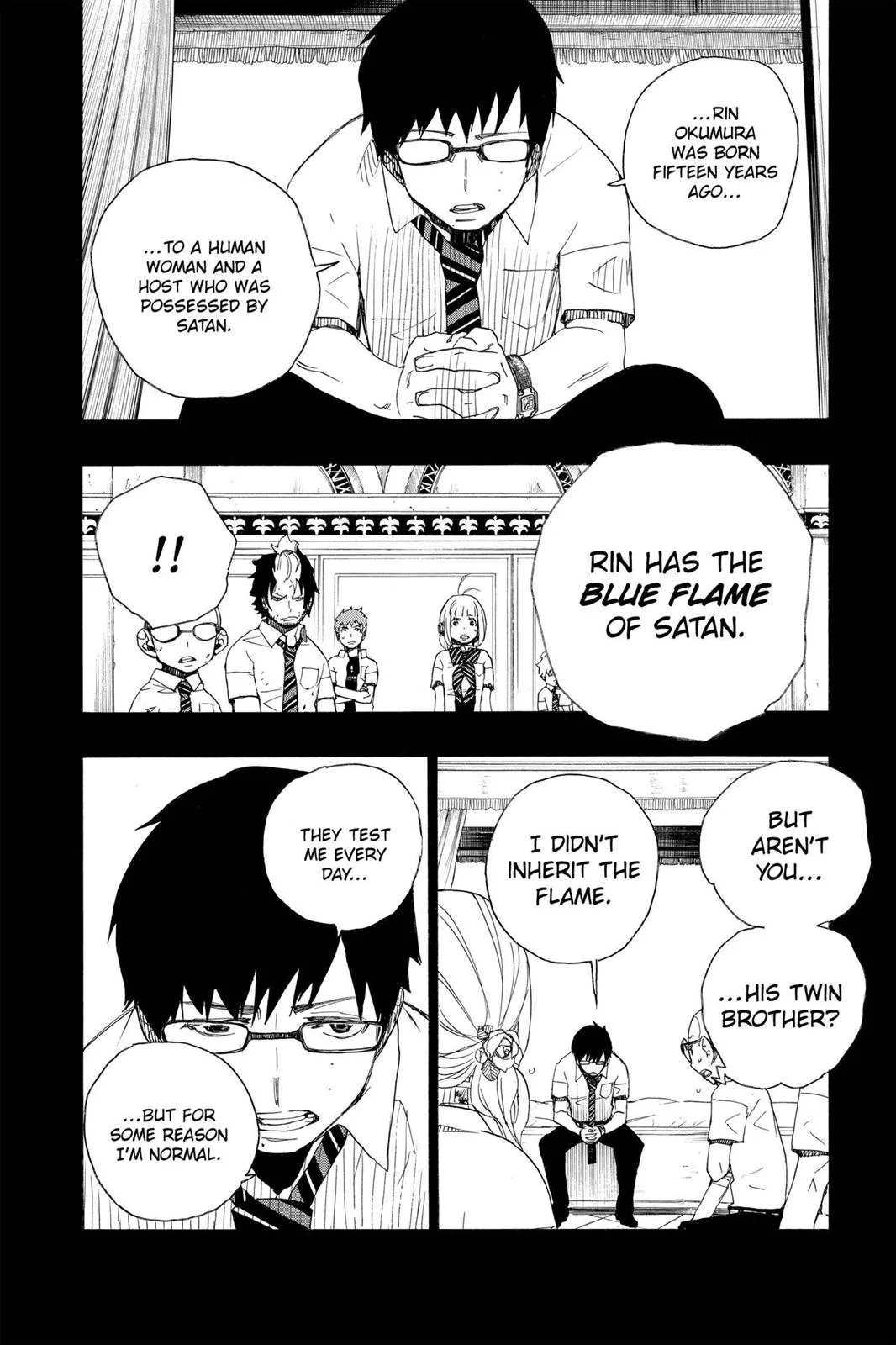 Blue Exorcist, chapter 15, page 10