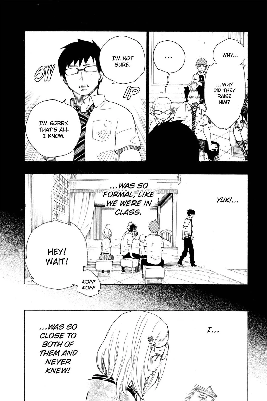 Blue Exorcist, chapter 15, page 12