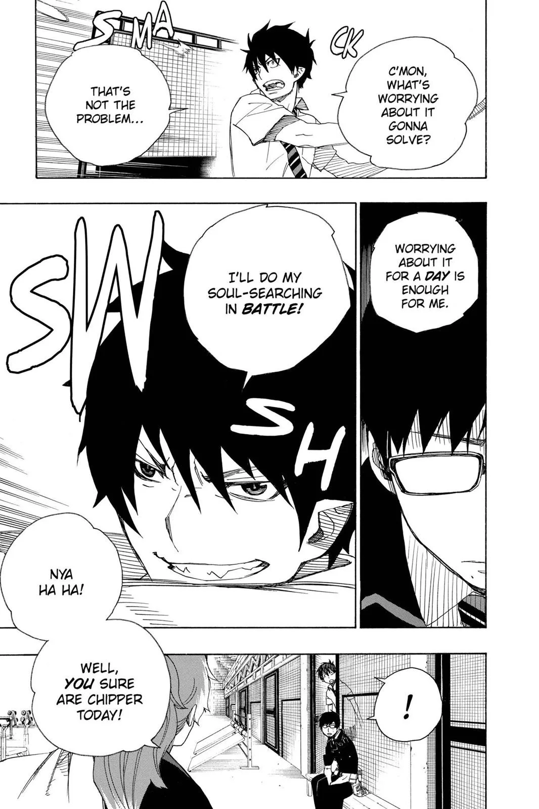 Blue Exorcist, chapter 15, page 17